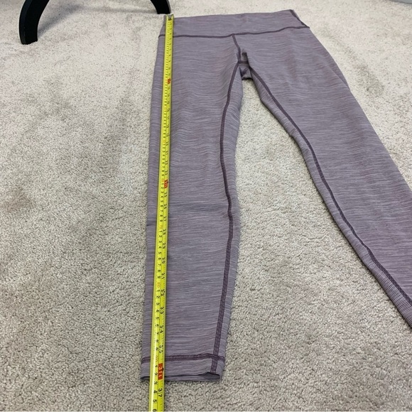 LULULEMON Wunder Under Mulberry Leggings Size 10 - Picture 7 of 9